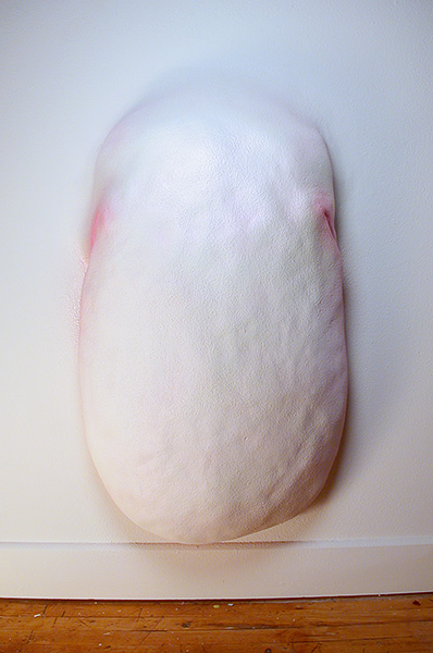 Soft Serve, 2005 | urethane foam, joint compound, latex and acrylic paints, and nail polish, 30 × 40 inches
