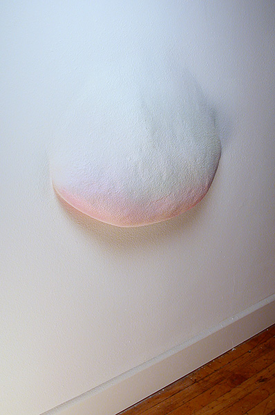 Under Pants, 2005 | urethane foam, joint compound, latex and acrylic paints, and nail polish, 25 × 25 inches