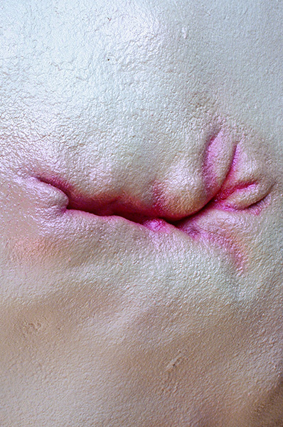 Smile Time (detail), 2005 | urethane foam, joint compound, latex and acrylic paints, and nail polish, 25 × 25 inches