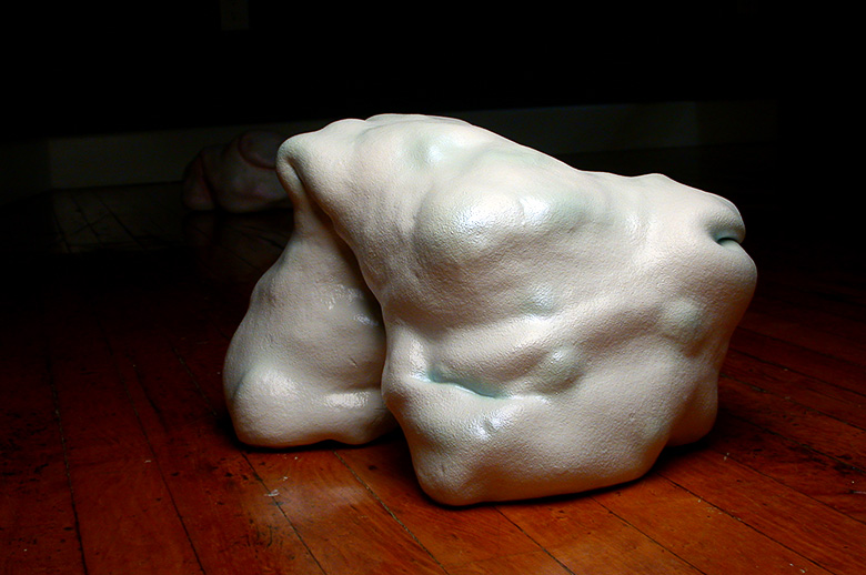 Blue, 2005 | ceramic and enamel, 14.5 × 10½ × 9 inches