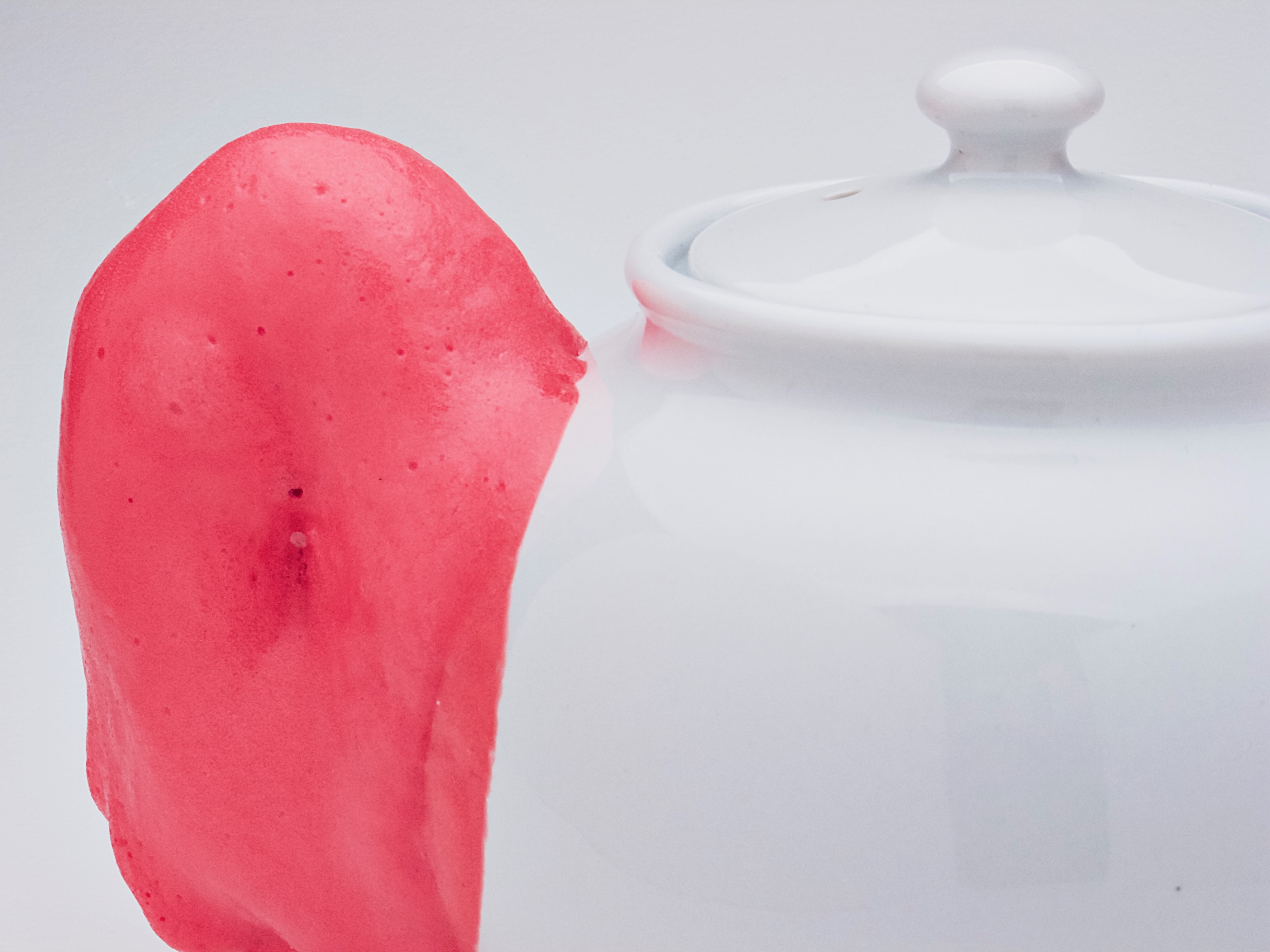 Teapot with Cushion (detail), 2006 | Found teapot, urethane foam and silicone