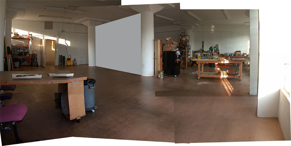 Studio with Photoshopped Wall