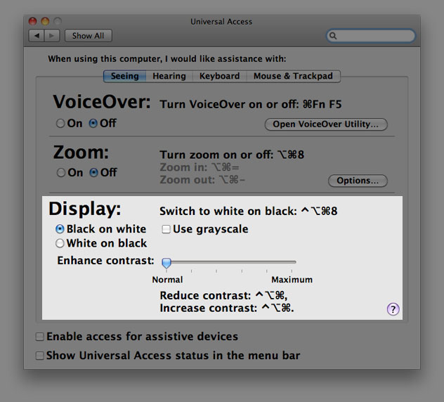Preferences dialog